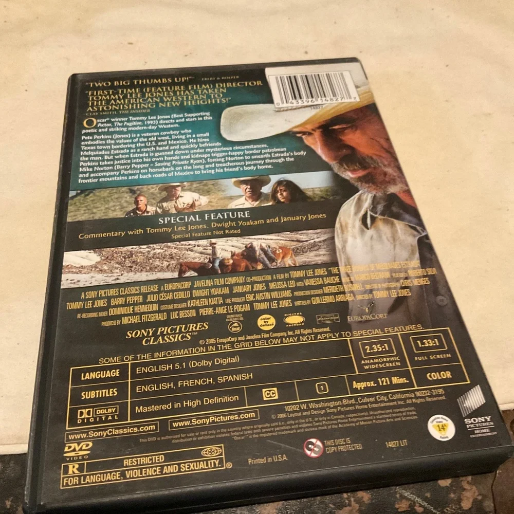 DVD - The Three Burials of Melquiades Estrada. V33